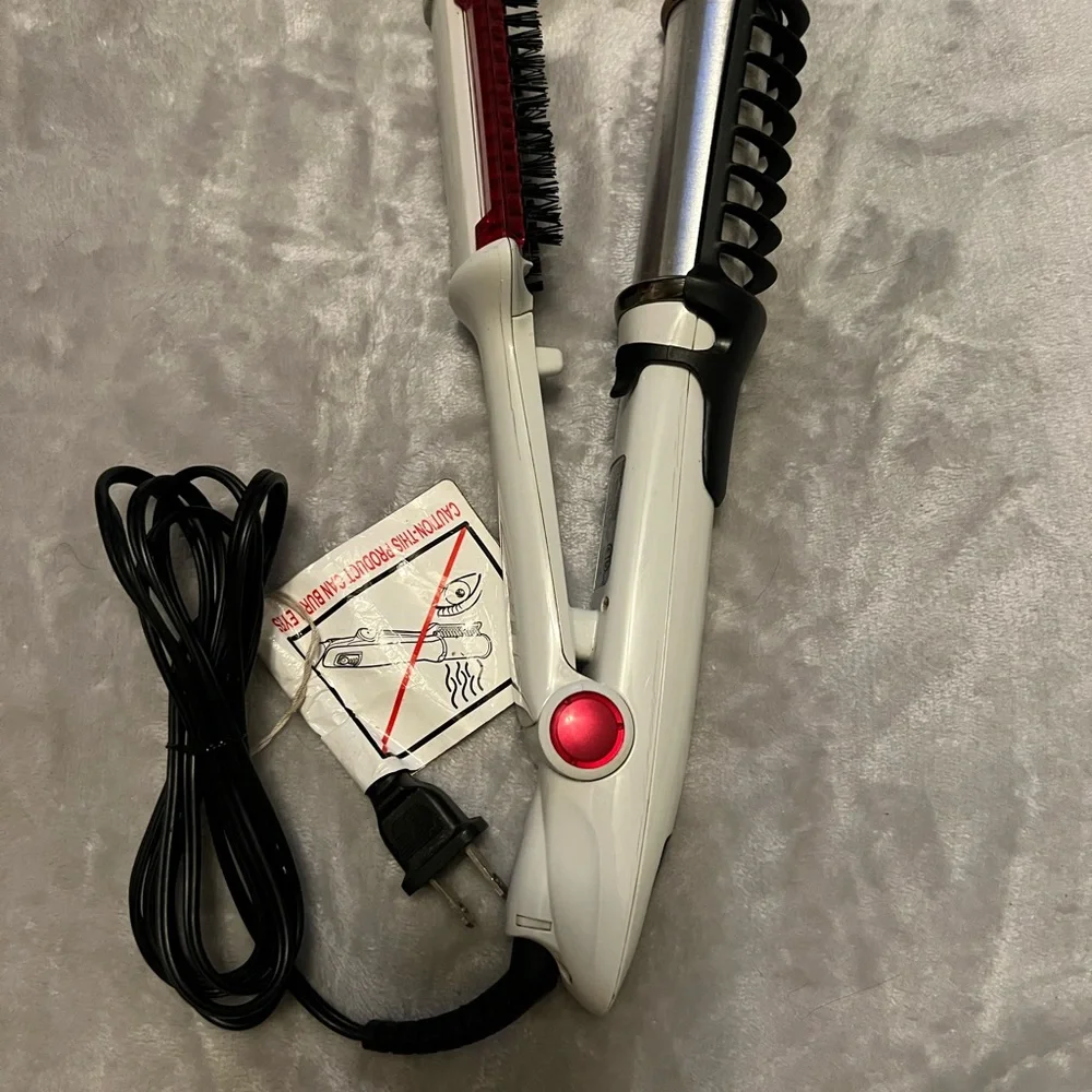 White and Pink Hair Styling Tool - Picture 12 of 15